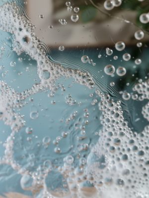 white-foam-background